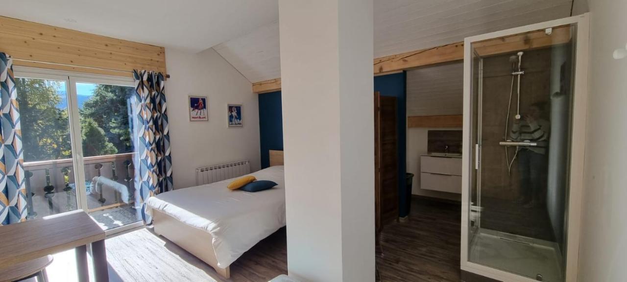 Mont Bivouac, Chambre,Entree Et Sdb Privee,Balcon Vue Mtblanc Passy  Buitenkant foto